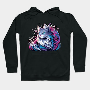 Prideful Paws: Cute Cat Hoodie